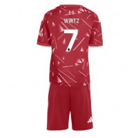 Dětské fotbalový komplet Liverpool Florian Wirtz #7 Domácí košile 2026-27 Krátkým Rukávem